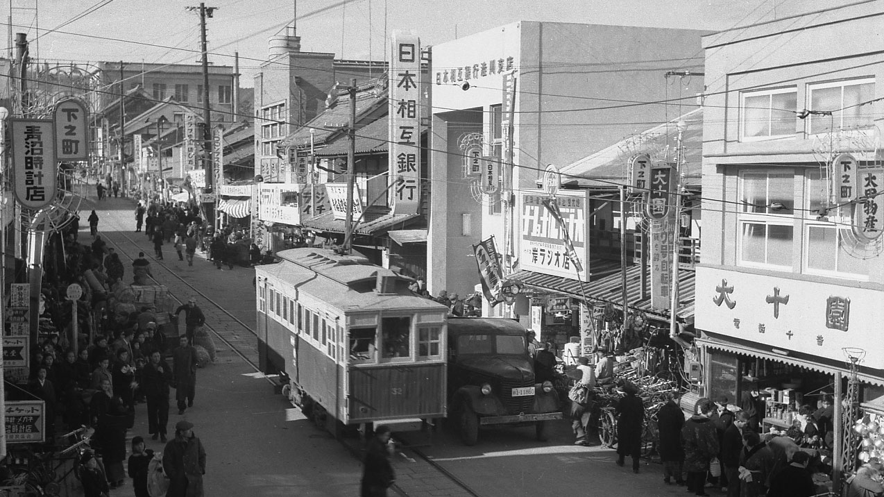 昭和30年頃の四つ角